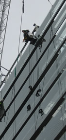 find work as a professional industrial abseilers and height and safety specialist.
